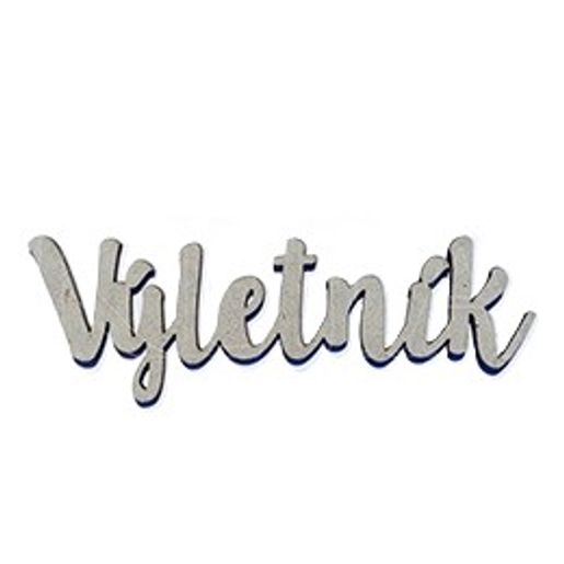 Kartonový výsek, 9x3,1 cm - Výletník