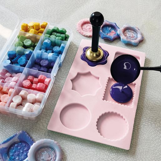 Silikonové formy na pečetě Aladine, 6 tvarů