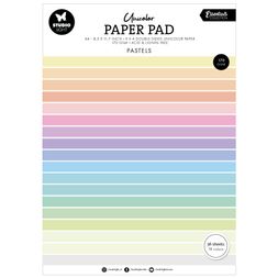 Blok barevných papírů Studio Light, A4, 36 l. - pastelové barvy