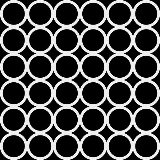 Šablona TCW - Grid of Rings - VYBERTE VELIKOST