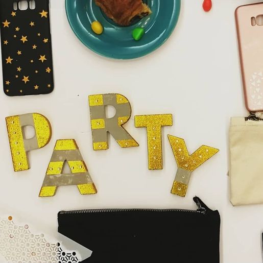 Betonová písmena k dekoraci Aladine, velikost 5 cm - VYBERTE PÍSMENO