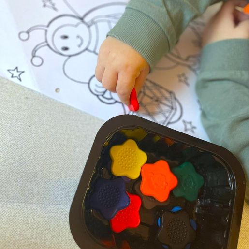 Vícehranné voskovky Aladine Color Baby Petal - 10 barev