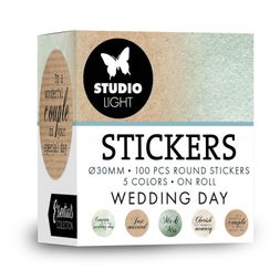 Samolepky Studio Light, 100 ks - Svatba