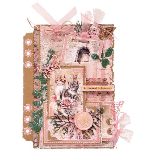 Vyřezávací šablony Studio Light "Victorian Dreams", 11 ks - Prvky na art journal