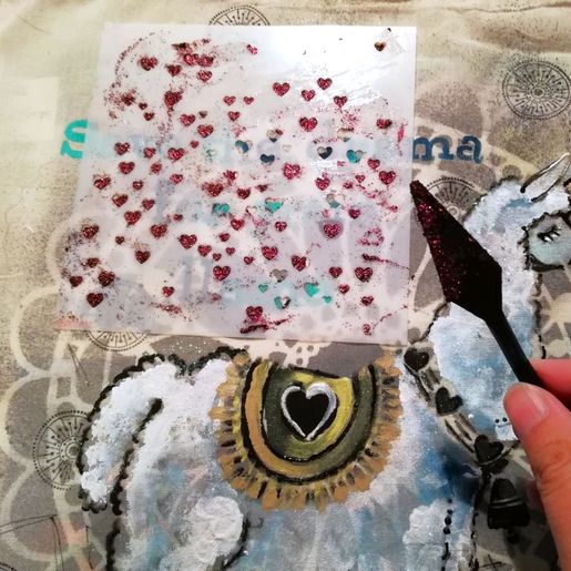 Šablona TCW - Micro Hearts - VYBERTE VELIKOST