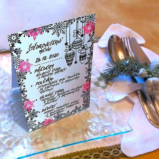 Vánoční razítka Aladine Stampo Noël, 12 ks - Krásné Vánoce