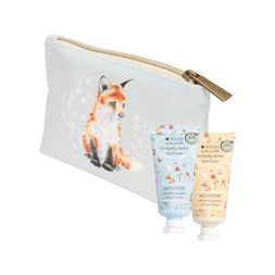 Dárková sada krémů na ruce Wrendale Designs "Meadow", 2 ks - Jasmín, zelené lístky