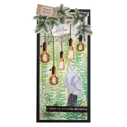 Mini kreativní blok Studio Light "Winter Fun", A7, 24 l. - Výlet do zimy