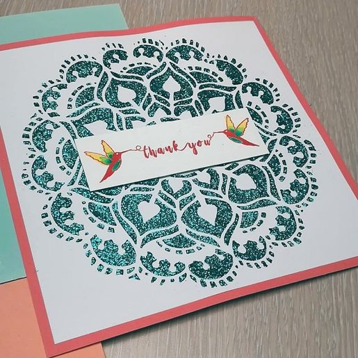 Šablona Aladine, 15x15 cm - Krajková mandala