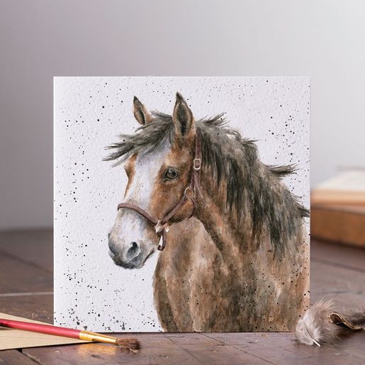 Přání Wrendale Designs "Spirit", 15x15 cm - Kůň