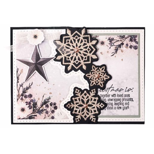 Scrapbooková sada Studio Light, 30,5x30,5 cm, 12 l. - Zasněžené Vánoce