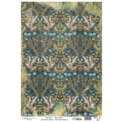 Rýžový papír Cadence - Pozadí s kolibříky - VYBERTE VELIKOST