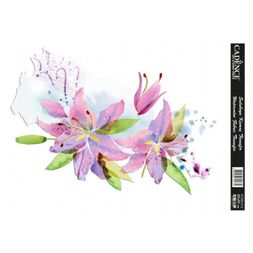 Transferový obrázek na textil Cadence, 25x35 cm - Lilie