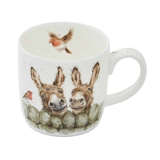 Porcelánový hrnek Wrendale Designs "Hee Haw", 0,31 l - Oslíci