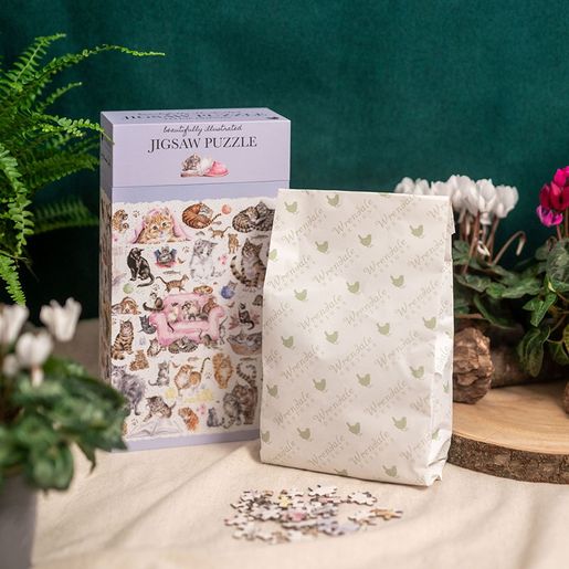 Puzzle Wrendale Designs "Feline Friends", 1000 dílků - Kočky
