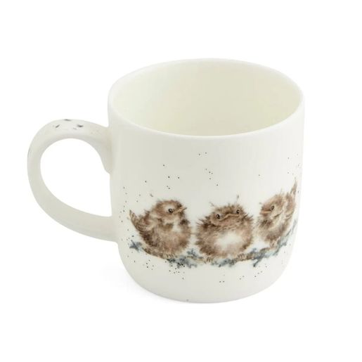 Porcelánový hrnek Wrendale Designs "Feather your Nest", 0,31 l - Střízlíci