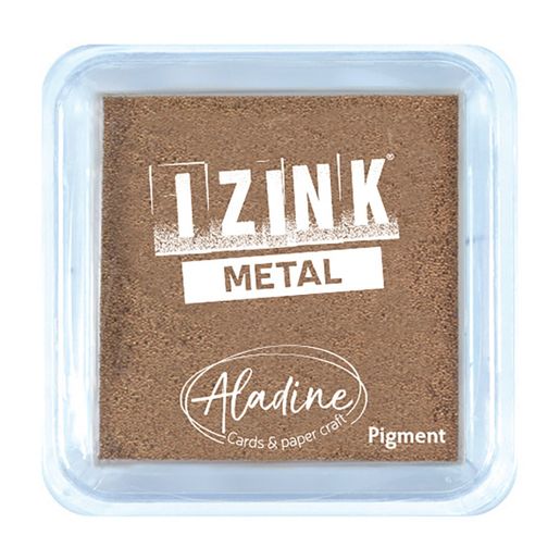 Razítkovací polštářek Aladine Izink Metal - cuivre, měděný