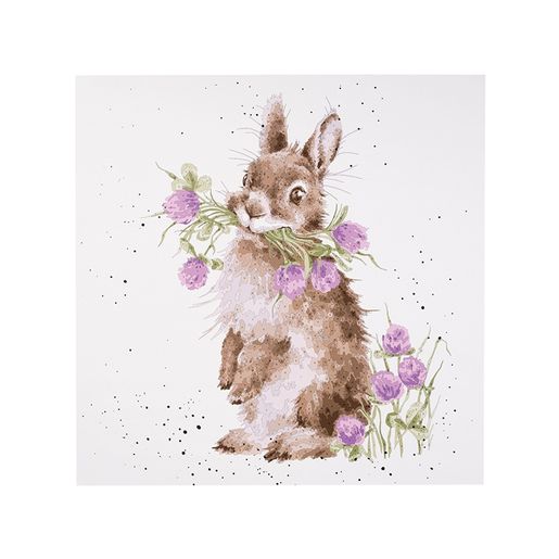 Malování podle čísel Wrendale Designs "Head Clover Heels" - Králík