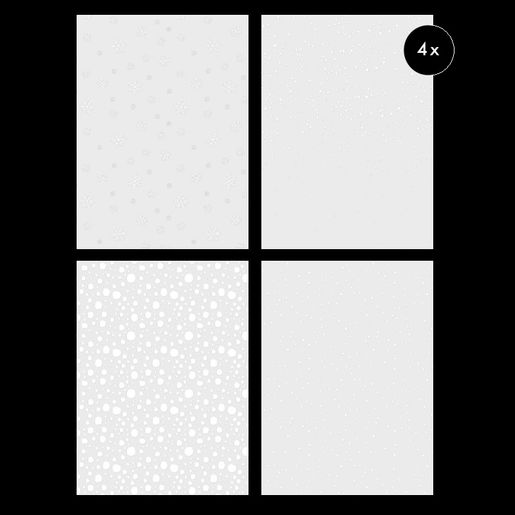 Pergamenové papíry Studio Light, A5, 16 l. - Vločky