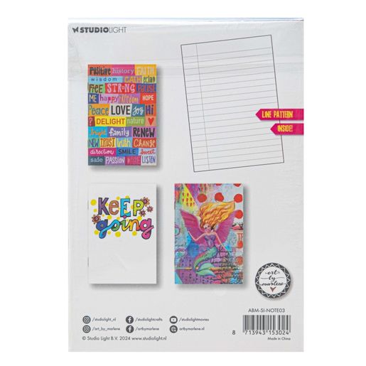 Sešit Studio Light "Signature Collection", A6, 3 ks - linkovaný
