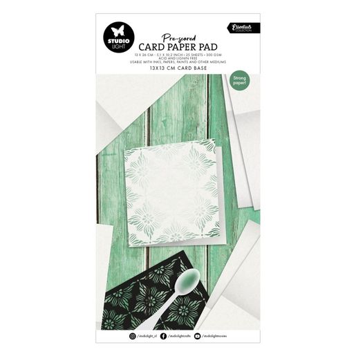 Základy přání v bloku Studio Light, 25 l. - Přání 13x13 cm