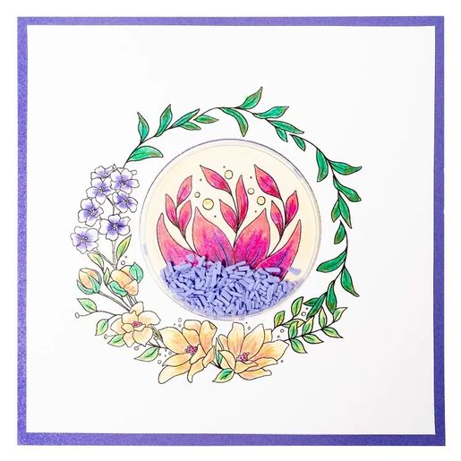 Plastová krytka na výrobu chrastidla Studio Light, 5,5 cm, 10 ks - Kruh, malý