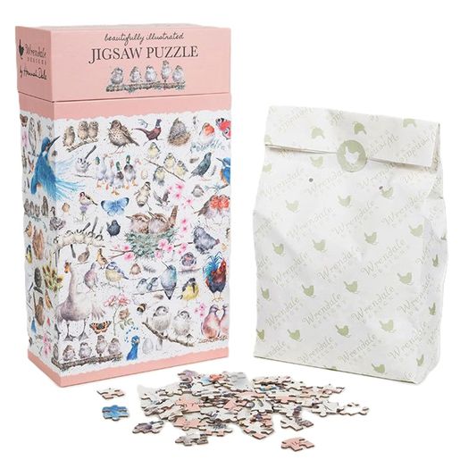 Puzzle Wrendale Designs "Garden Birds", 1000 dílků - Ptáčci