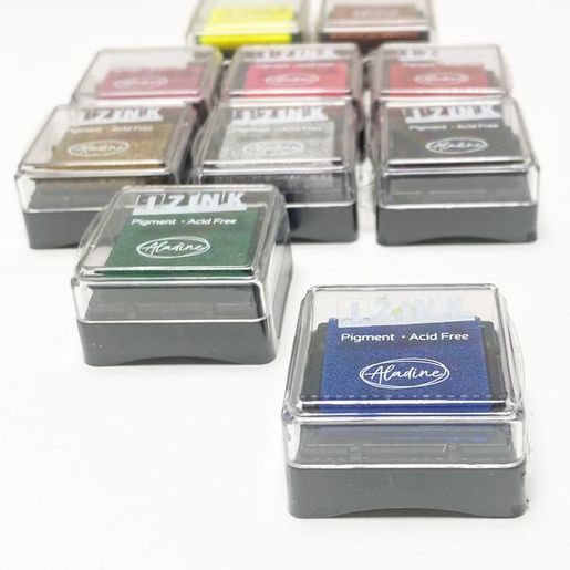 Razítkovací polštářky Aladine Stampo Bullet Journal, 10 ks