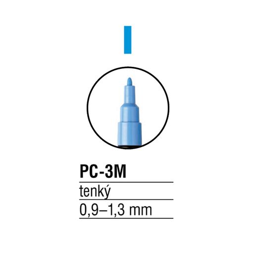 Akrylový popisovač Posca PC-3M - červený