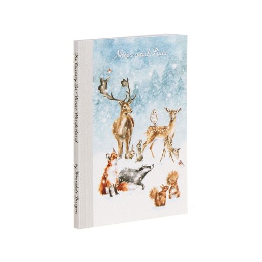 Zápisník Wrendale Designs "A Winter Wonderland", A6, 48 l., linkovaný - Zima v lese