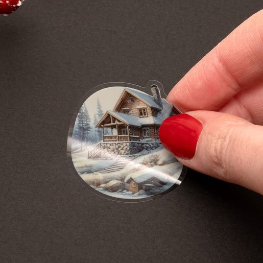 Průhledné samolepky Studio Light "Winter Wonderland" - Zima se zvířátky