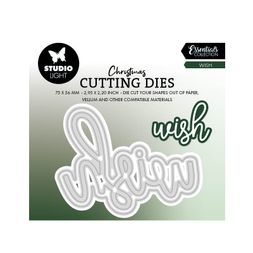 Vyřezávací šablony Studio Light, 2 ks - Nápis Wish