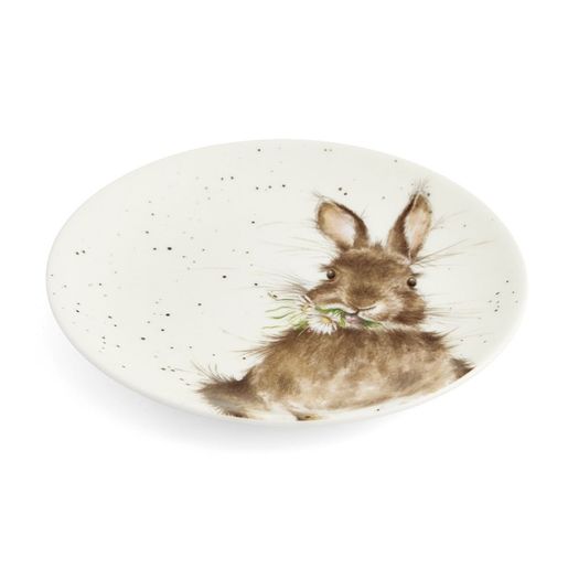 Porcelánové dezertní talířky Wrendale Designs, 2 ks - Králík a kachna