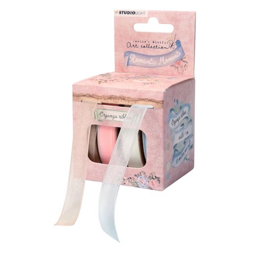 Organzová stuha Studio Light "Romantic Moments", 4 ks