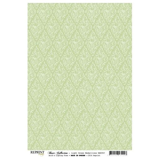 Scrapbookový papír Reprint, A4, Medailonky - VYBERTE ODSTÍN