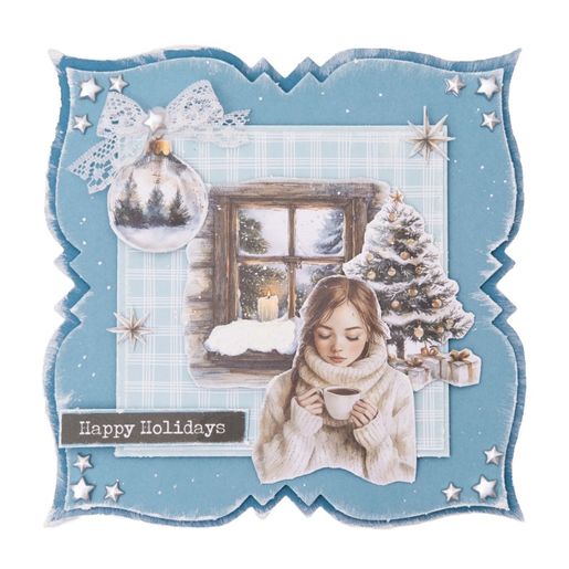 Pergamenové papíry Studio Light "Christmas Forest", A5, 16 l. - Vánoční lesík