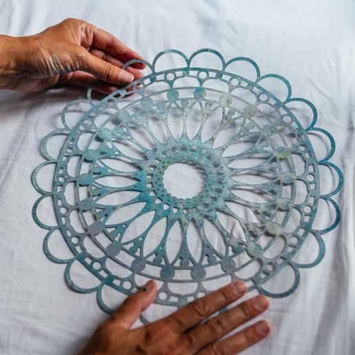 Šablona TCW - Scalloped Mandala - VYBERTE VELIKOST