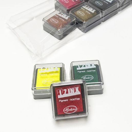 Razítkovací polštářky Aladine Stampo Bullet Journal, 10 ks