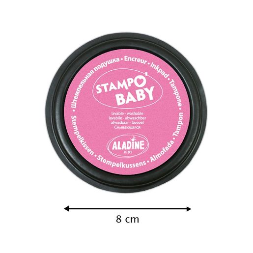 Razítkovací polštářky Aladine Stampo Baby - tyrkysová a růžová